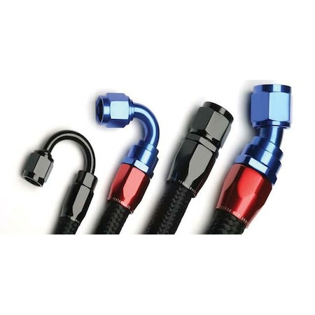 Red Horse Performance -08 PROSERIES BLACK 230 STAINLESS CORE HOSE - 20 FEET 230-08-20
